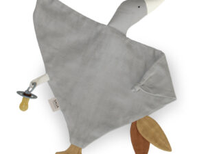 Schmusetuch - Silver Grey - Gans